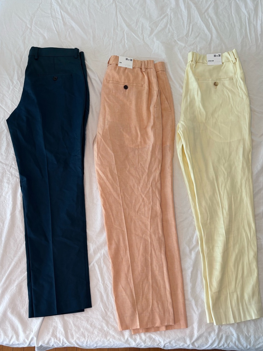 NWT and like-new Express men’s dress pants bundle of 3 pairs